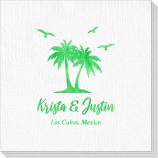 Palm Tree Island Deville Napkins