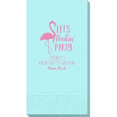 Let's Flockin' Party Guest Towels