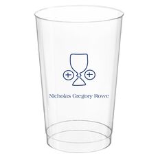 Ceremonial Goblet and Wafer Clear Plastic Cups