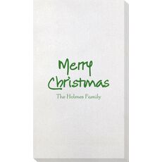 Studio Merry Christmas Bamboo Luxe Guest Towels