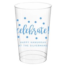 Confetti Dots Celebrate Clear Plastic Cups