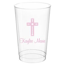 Cross Inspiration Clear Plastic Cups