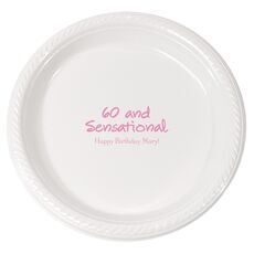 Studio 60 and Sensational Plastic Plates