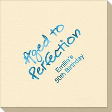 Studio Aged to Perfection Anniversary Linen Like Napkins