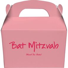 Studio Bat Mitzvah Gable Favor Boxes