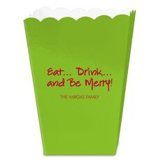 Studio Eat, Drink Be Merry Mini Popcorn Boxes