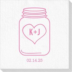 Mason Jar Deville Napkins
