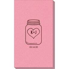 Mason Jar Linen Like Guest Towels