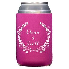 Floral Laurel Wreath Collapsible Huggers