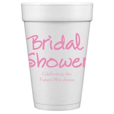 Studio Bridal Shower Styrofoam Cups