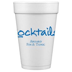 Studio Cocktails Styrofoam Cups