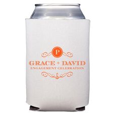 Initial Scroll Collapsible Huggers