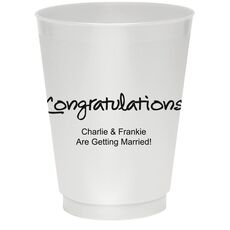 Studio Congratulations Colored Shatterproof Cups