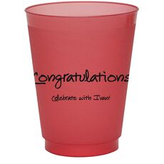 Studio Congratulations Colored Shatterproof Cups