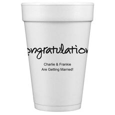 Studio Congratulations Styrofoam Cups