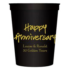 Studio Happy Anniversary Stadium Cups