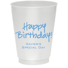 Studio Happy Birthday Colored Shatterproof Cups