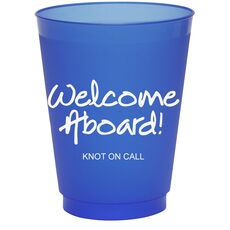 Studio Welcome Aboard Colored Shatterproof Cups
