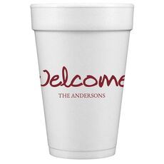 Studio Welcome Styrofoam Cups