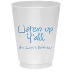 Studio Listen Up Y'All Colored Shatterproof Cups