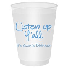 Studio Listen Up Y'All Shatterproof Cups