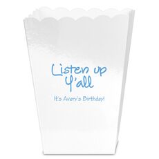 Studio Listen Up Y'All Mini Popcorn Boxes