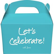 Studio Let's Celebrate Gable Favor Boxes