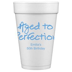Studio Aged to Perfection Anniversary Styrofoam Cups