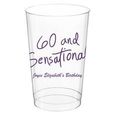 Fun 60 and Sensational Clear Plastic Cups