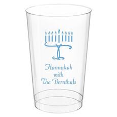 Menorah Clear Plastic Cups
