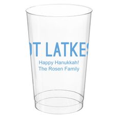 Got Latkes Clear Plastic Cups