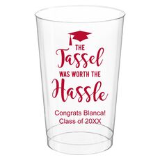 Modern Tassel Hassle Clear Plastic Cups