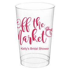 Off The Market Rings Clear Plastic Cups