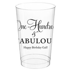 One Hundred & Fabulous Clear Plastic Cups