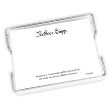 300 Ideas Memo in Anthony Lettering with Acrylic Holder