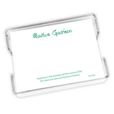 300 Ideas Memo in Anthony Lettering with Acrylic Holder