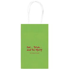 Studio Eat, Drink Be Merry Medium Twisted Handled Bags