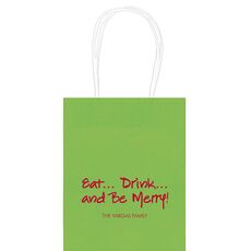 Studio Eat, Drink Be Merry Mini Twisted Handled Bags