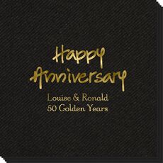 Studio Happy Anniversary Linen Like Napkins