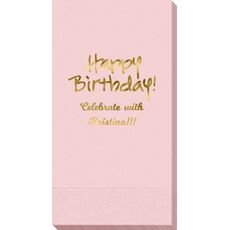 Studio Happy Birthday Guest Towels