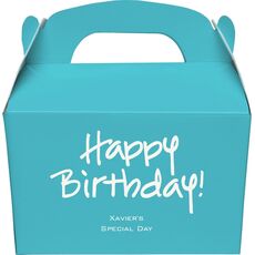 Studio Happy Birthday Gable Favor Boxes
