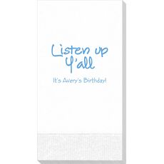 Studio Listen Up Y'All Guest Towels