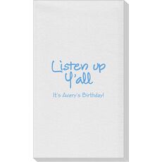 Studio Listen Up Y'All Linen Like Guest Towels