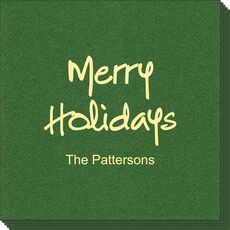 Studio Merry Holidays Linen Like Napkins