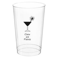 Martini Sparkler Clear Plastic Cups