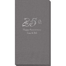 Pick Your Vintage Anniversary Guest Towels