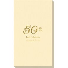 Pick Your Vintage Anniversary Linen Like Guest Towels