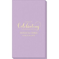 Thanks For Celebrating Any Event Linen Like Guest Towels