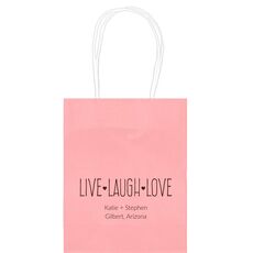 Live Laugh Love Mini Twisted Handled Bags