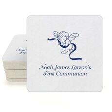 Little Cherub Square Coasters